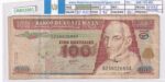 CRBX3381 BILLETE GUATEMALA 100 QUETZALES 1995 SERIE G P-95 BC