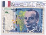 CRBX3385 BILLETE FRANCIA 50 FRANCOS 1999 SERIE C BC