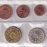 CRC0194 TIRA MONEDAS EUROS PORTUGAL 2005 8 VALORES