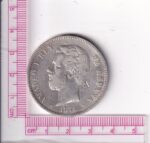 CRCAP298 MONEDA ESPAÑA AMADEO I 5 PESETAS 1871*75 SDN PLATA - Imagen 3