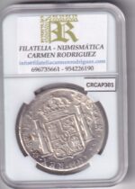 CRCAP301 MONEDA ESPAÑA FERNANDO VII 8 REALES 1811 HJ MEXICO PLATA - Imagen 2