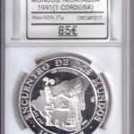 CRCAP317 MONEDA IBERO-AMERICA ENCUENTRO ENTRE 2 MUNDOS NICARAGUA 1 CORDOBA 1991