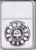 CRCAP318 MONEDA IBERO-AMERICA ENCUENTRO ENTRE 2 MUNDOS CUBA 10 PESOS 1991 - Imagen 2