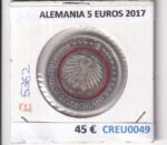 CREU0049 MONEDA ALEMANIA 5 EUROS 2017