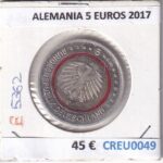 CREU0049 MONEDA ALEMANIA 5 EUROS 2017