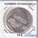 CREU0050 MONEDA ALEMANIA 10 EUROS 2012 D