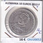 CREU0052 MONEDA ALEMANIA 10 EUROS 2013 F