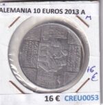 CREU0053 MONEDA ALEMANIA 10 EUROS 2013 A