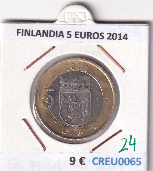 CREU0065 CREU0065 MONEDA FINLANDIA 5 EUROS 2014 - Imagen 1