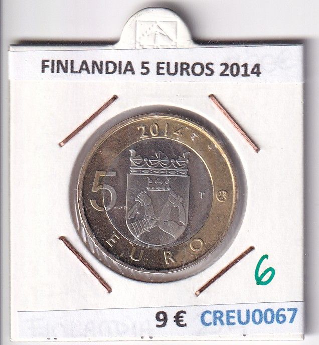 CREU0067 CREU0067 MONEDA FINLANDIA 5 EUROS 2014 - Imagen 1