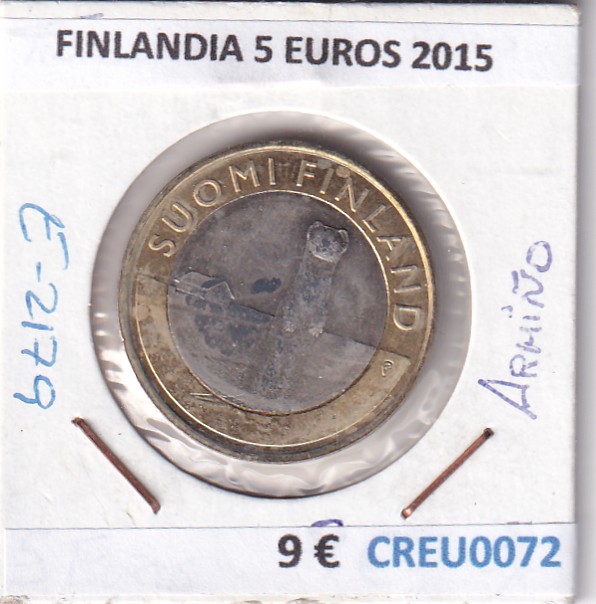 CREU0072 CREU0072 MONEDA FINLANDIA 5 EUROS 2015 - Imagen 1