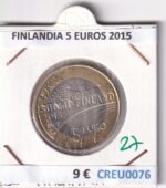 CREU0076 MONEDA FINLANDIA 5 EUROS 2015