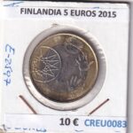 CREU0083 MONEDA FINLANDIA 5 EUROS 2015