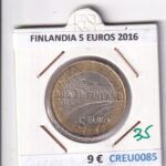 CREU0085 MONEDA FINLANDIA 5 EUROS 2016