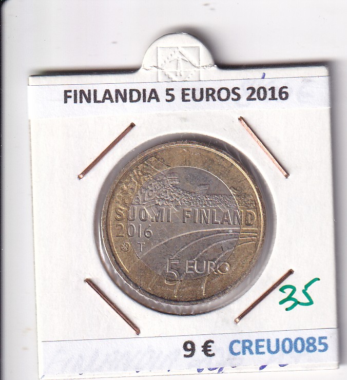 CREU0085 CREU0085 MONEDA FINLANDIA 5 EUROS 2016 - Imagen 1