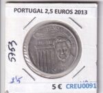 CREU0091 MONEDA PORTUGAL 2,5 EUROS 2013