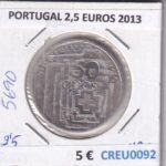 CREU0092 MONEDA PORTUGAL 2,5 EUROS 2013