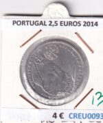 CREU0093 MONEDA PORTUGAL 2,5 EUROS 2014