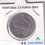 CREU0094 MONEDA PORTUGAL 2,5 EUROS 2014