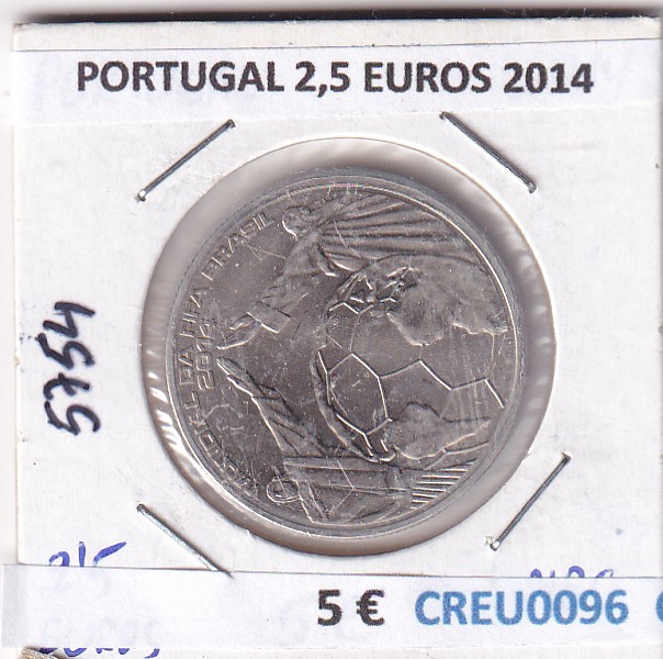 CREU0096 CREU0096 MONEDA PORTUGAL 2,5 EUROS 2014 - Imagen 1