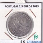 CREU0098 MONEDA PORTUGAL 2,5 EUROS 2015