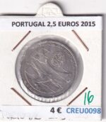 CREU0098 MONEDA PORTUGAL 2,5 EUROS 2015