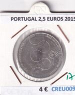 CREU0099 MONEDA PORTUGAL 2,5 EUROS 2015