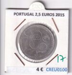 CREU0100 MONEDA PORTUGAL 2,5 EUROS 2015