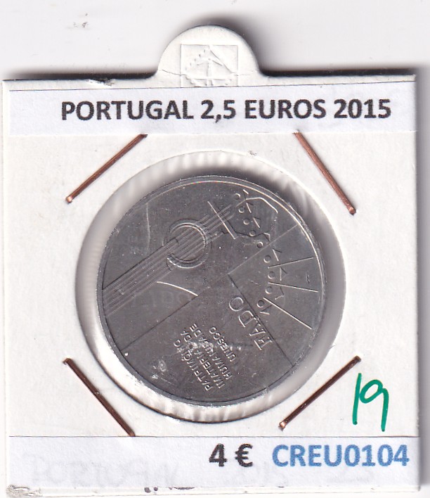 CREU0104 CREU0104 MONEDA PORTUGAL 2,5 EUROS 2015 - Imagen 1