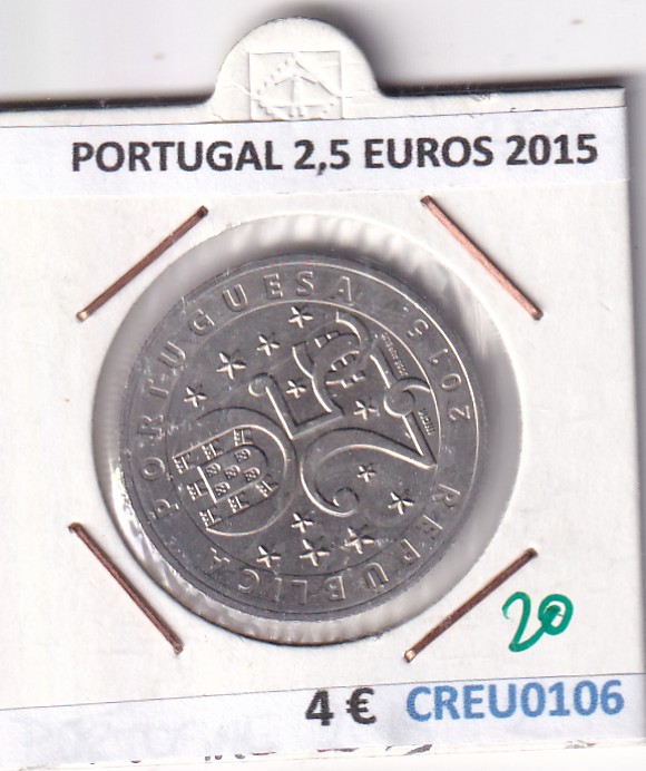 CREU0106 CREU0106 MONEDA PORTUGAL 2,5 EUROS 2015 - Imagen 1