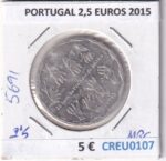 CREU0107 MONEDA PORTUGAL 2,5 EUROS 2015