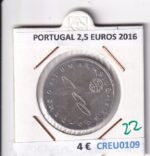CREU0109 MONEDA PORTUGAL 2,5 EUROS 2016