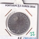 CREU0110 MONEDA PORTUGAL 2,5 EUROS 2016