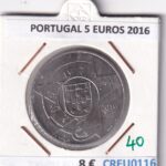 CREU0116 MONEDA PORTUGAL 5 EUROS 2016
