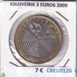 CREU0126 MONEDA ESLOVENIA 3 EUROS 2009