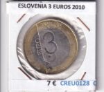 CREU0128 MONEDA ESLOVENIA 3 EUROS 2010