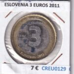 CREU0129 MONEDA ESLOVENIA 3 EUROS 2011