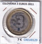 CREU0129 MONEDA ESLOVENIA 3 EUROS 2011
