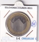 CREU0130 MONEDA ESLOVENIA 3 EUROS 2011