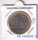 CREU0134 MONEDA ESLOVENIA 3 EUROS 2013