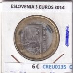 CREU0135 MONEDA ESLOVENIA 3 EUROS 2014