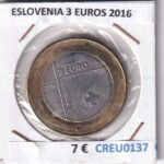 CREU0137 MONEDA ESLOVENIA 3 EUROS 2016