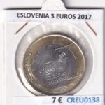CREU0138 MONEDA ESLOVENIA 3 EUROS 2017