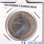 CREU0139 MONEDA ESLOVENIA 3 EUROS 2018