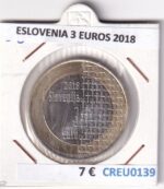 CREU0139 MONEDA ESLOVENIA 3 EUROS 2018
