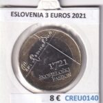 CREU0140 MONEDA ESLOVENIA 3 EUROS 2021