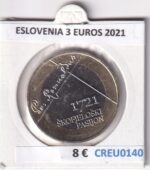 CREU0140 MONEDA ESLOVENIA 3 EUROS 2021