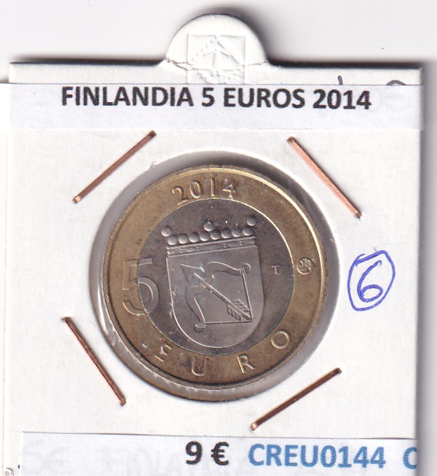 CREU0144 CREU0144 MONEDA FINLANDIA 5 EUROS 2014 S/C - Imagen 1