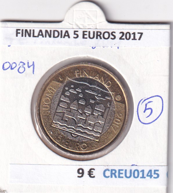 CREU0145 CREU0145 MONEDA FINLANDIA 5 EUROS 2017 S/C - Imagen 1
