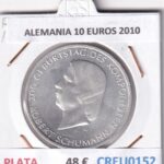 CREU0152 MONEDA ALEMANIA 10 EUROS 2010 PLATA